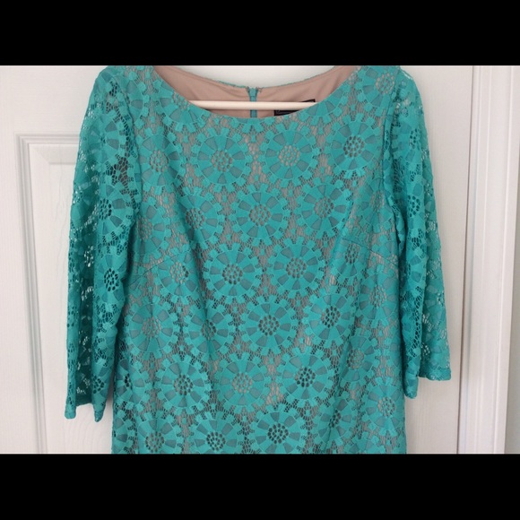 Jessica Howard Green Lace Dress 